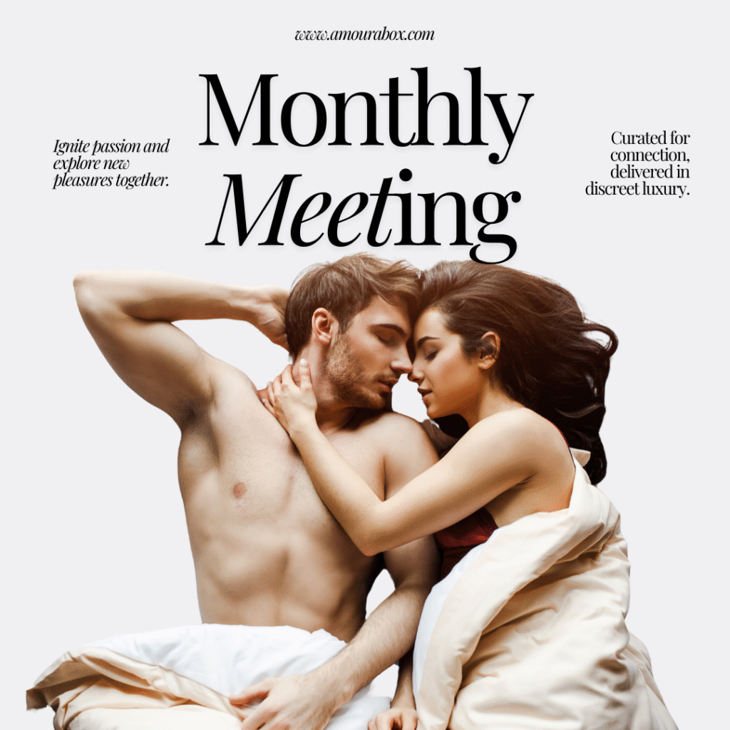 Amoura Box Couples edition - Romantic couple enjoying an intimate moment, representing the Amoura Box Couples Subscription.